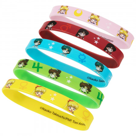 Sailor Moon 5-Pack Wristband Set
